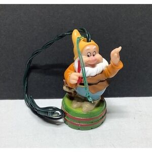 Disney's Snow White and the 7 Dwarfs Happy Light Ornament 3.5" xmas